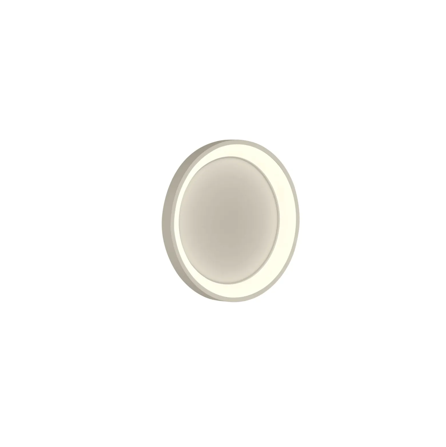 Aaron LED-seinävalaisin, Ø38cm, hiekanvärinen, CCT, kaukosäädin
