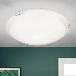 Agada kattovalaisin, opaali lasi, kromi, 30 cm