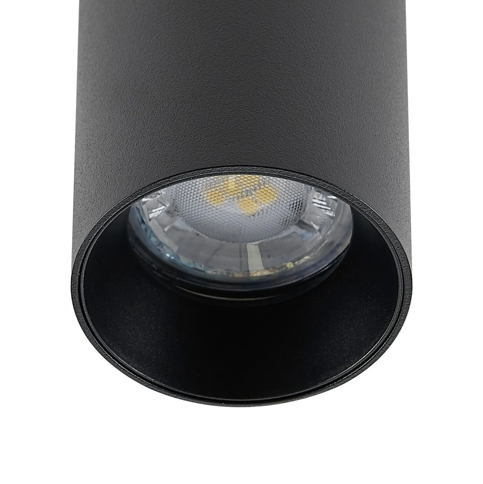 Alasvalo CAN, musta, IP20, Ø 6 cm, metalli, GU10
