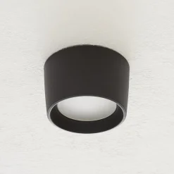 Alasvalo Livia Ø 16 cm musta/himmeä synteettinen hartsi GX53 CCT