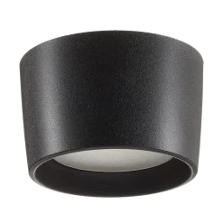 Alasvalo Livia Ø 16 cm musta/himmeä synteettinen hartsi GX53 CCT