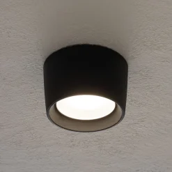 Alasvalo Livia Ø 16 cm musta/himmeä synteettinen hartsi GX53 CCT