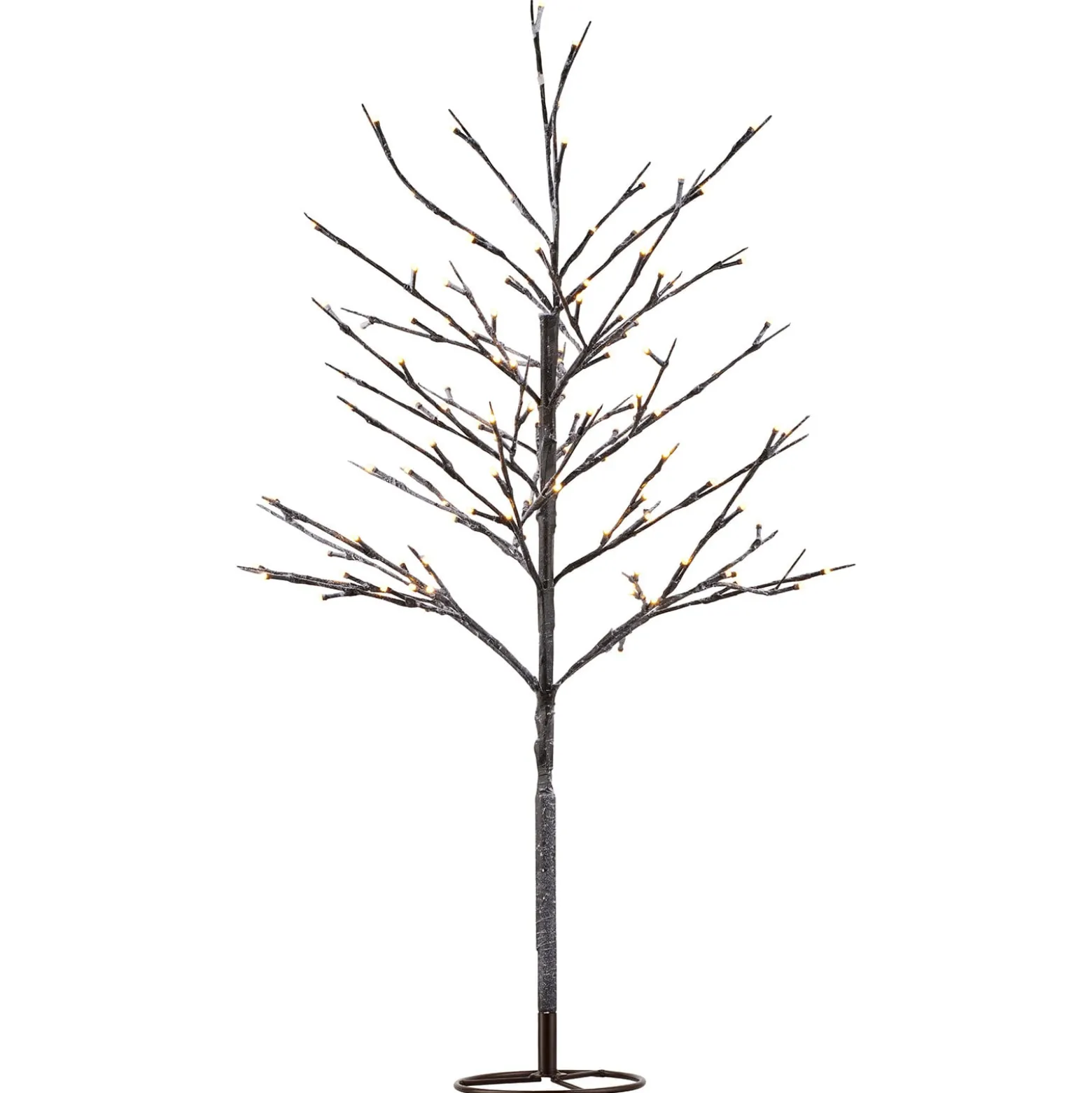 Alex LED-kuusi lumisella ilmeellä, korkeus 90 cm