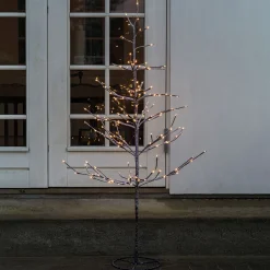 Alex LED-puu lumisella ilmeellä, korkeus 120 cm