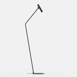 Almudaina LED-lattiavalaisin, musta, korkeus 157 cm, teräs