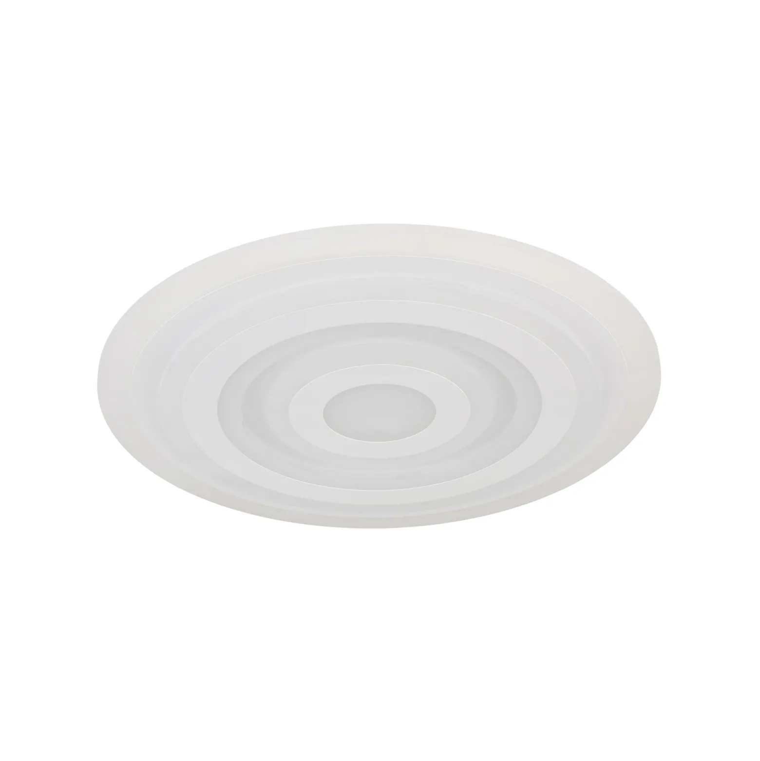 Alois LED-kattovalaisin, valkoinen, Ø 49 cm, metallia/akryyliä