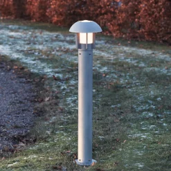 Alumiininen pylväsvalaisin Heimdal, hopeanharmaa