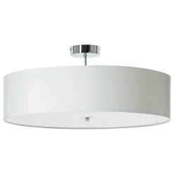 Andria tekstiilikattovalaisin, 60 cm, valkoinen