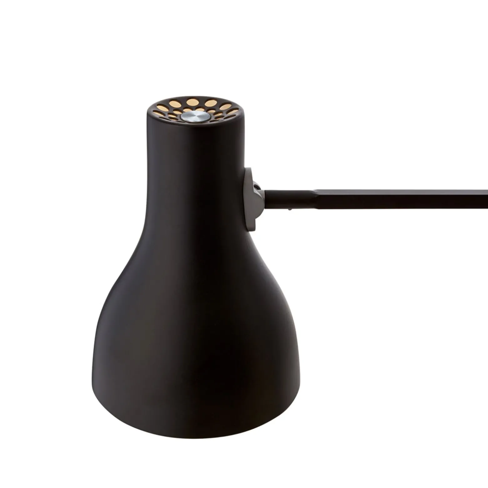 Anglepoise Type 75 lattiavalaisin, samettimusta