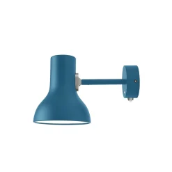 Anglepoise Type 75 Mini -seinävalaisin kytkimellä, sininen