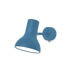 Anglepoise Type 75 Mini -seinävalaisin kytkimellä, sininen
