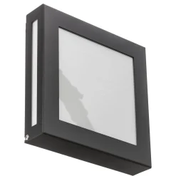 Aqua Legendo Mini LED-ulkoseinävalaisin, antrasiitti