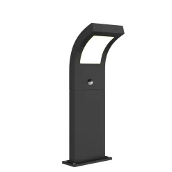 Arcchio Advik LED-pylväsvalaisin, 60 cm, antrasiitti, anturi, IP54