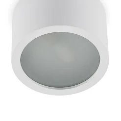 Arcchio alasvalo Nieva, G9, valkoinen, pyöreä, Ø 10cm, metallia