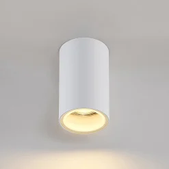 Arcchio alasvalo Olivir, valkoinen, metalli, Ø 6cm, GU10, IP44