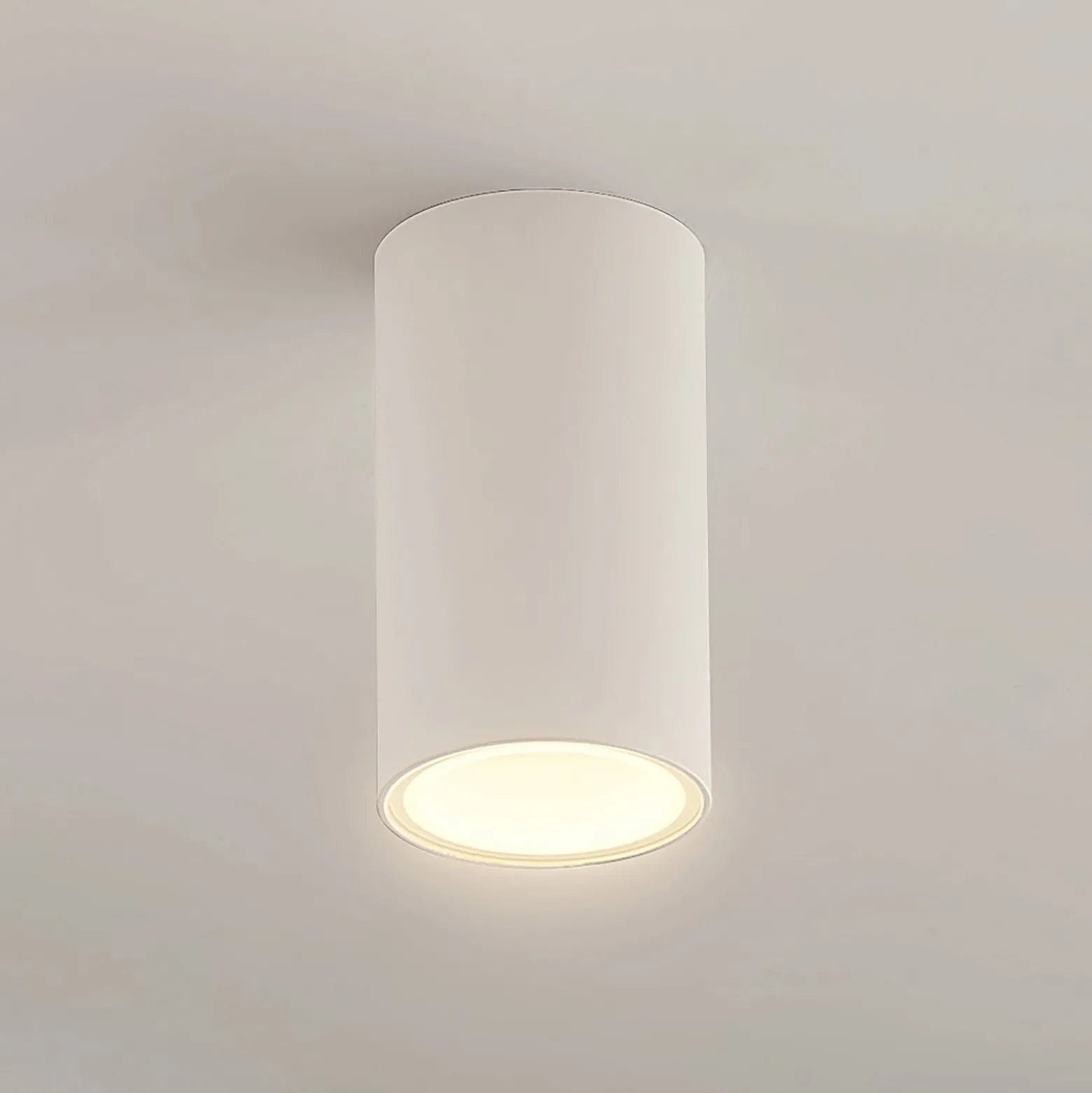 Arcchio alasvalo Olivir, valkoinen, metalli, Ø 6cm, GU10, IP44