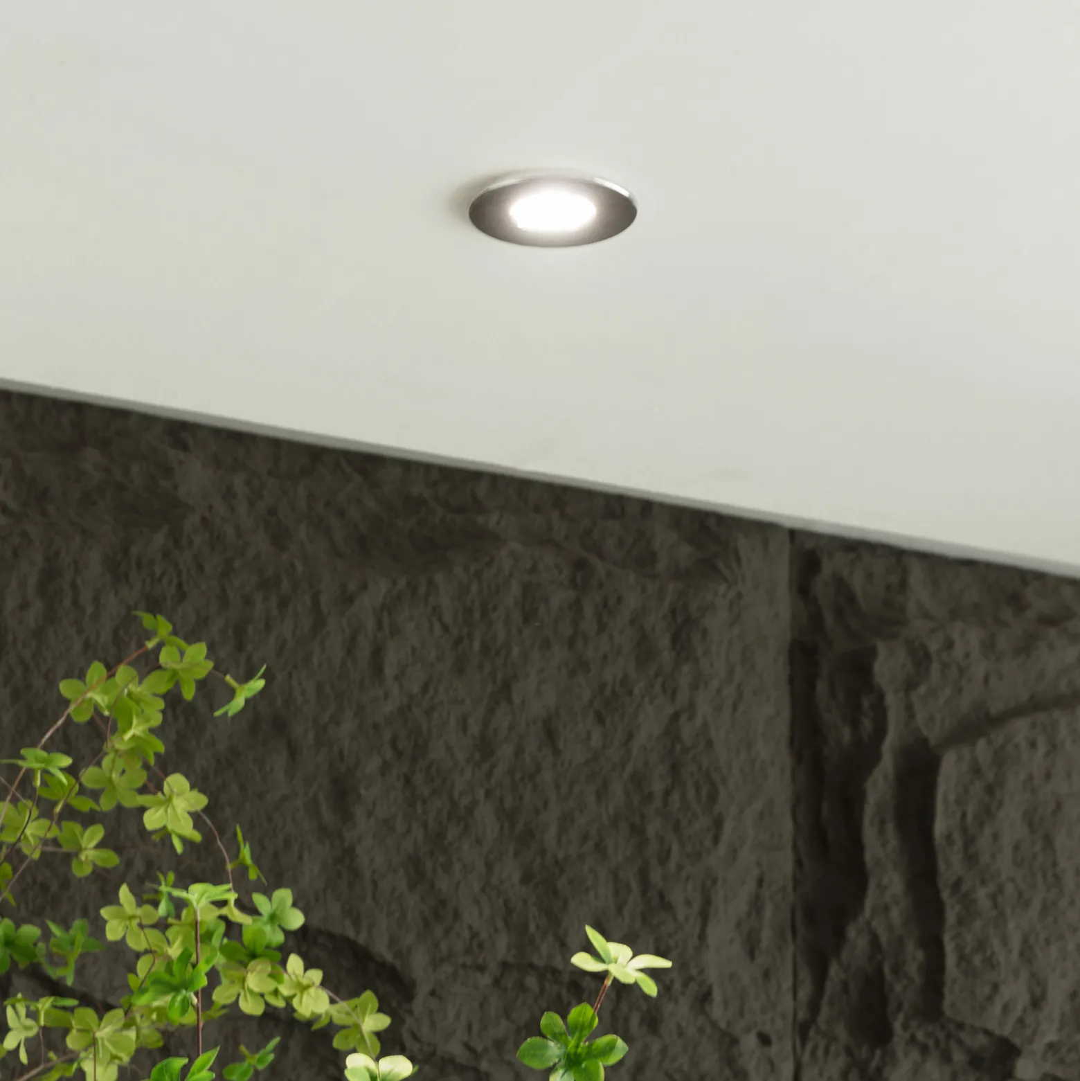 Arcchio Elmon LED uppoasennusvalaisin, IP65, kromi, kromattu