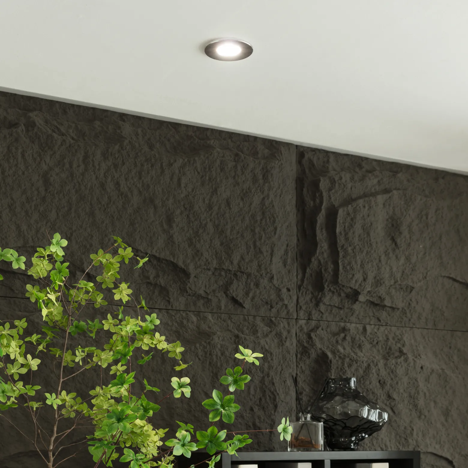 Arcchio Elmon LED uppoasennusvalaisin, IP65, kromi, kromattu