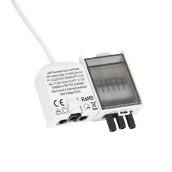 Arcchio Elmon LED uppoasennusvalaisin, IP65, kromi, kromattu