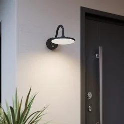 Arcchio Fineria -LED-ulkoseinälamppu tunnistimella
