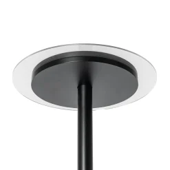 Arcchio Frile LED-lattiavalaisin, musta, korkeus 190 cm, himmennettävä