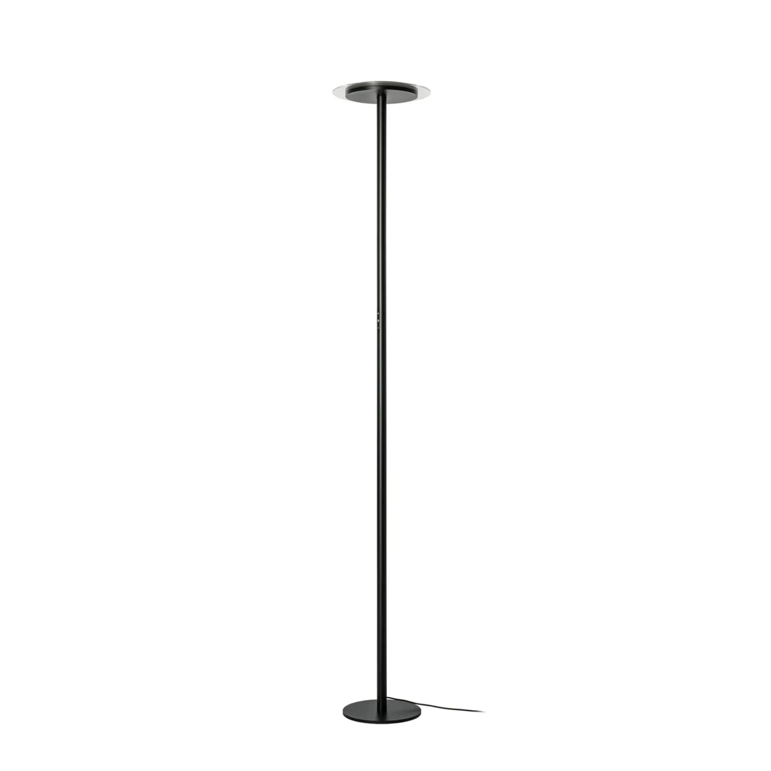 Arcchio Frile LED-lattiavalaisin, musta, korkeus 190 cm, himmennettävä