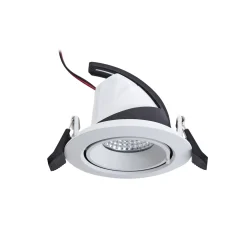 Arcchio Harcos LED-alasvalo, valkoinen, Ø 11 cm, 4 000K