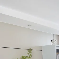 Arcchio Harcos LED-alasvalo, valkoinen, Ø 11 cm, 4 000K