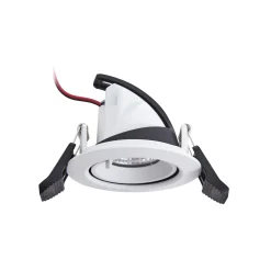 Arcchio Harcos LED-alasvalo, valkoinen, Ø 8 cm, 4 000K