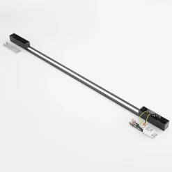 Arcchio Ivano -LED-seinävalaisin 130 cm, musta
