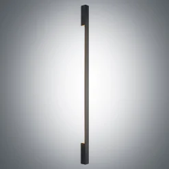Arcchio Ivano -LED-seinävalaisin 130 cm, musta