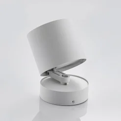 Arcchio kattokohdevalo Mabel, Ø12cm, valkoinen, säädettävä, GU10