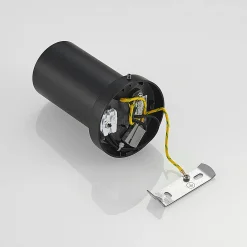 Arcchio-kohdevalaisimen Brinja, musta, pyöreä, korkeus 12 cm, halkaisija 6 cm