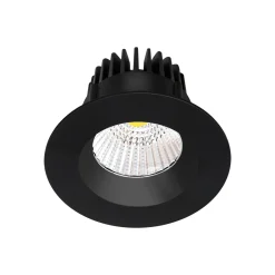 Arcchio LED-alasvalo Aryx, musta, 3 000K