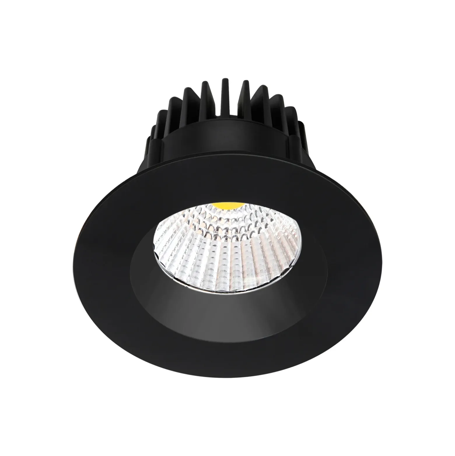 Arcchio LED-alasvalo Aryx, musta, 3 000K