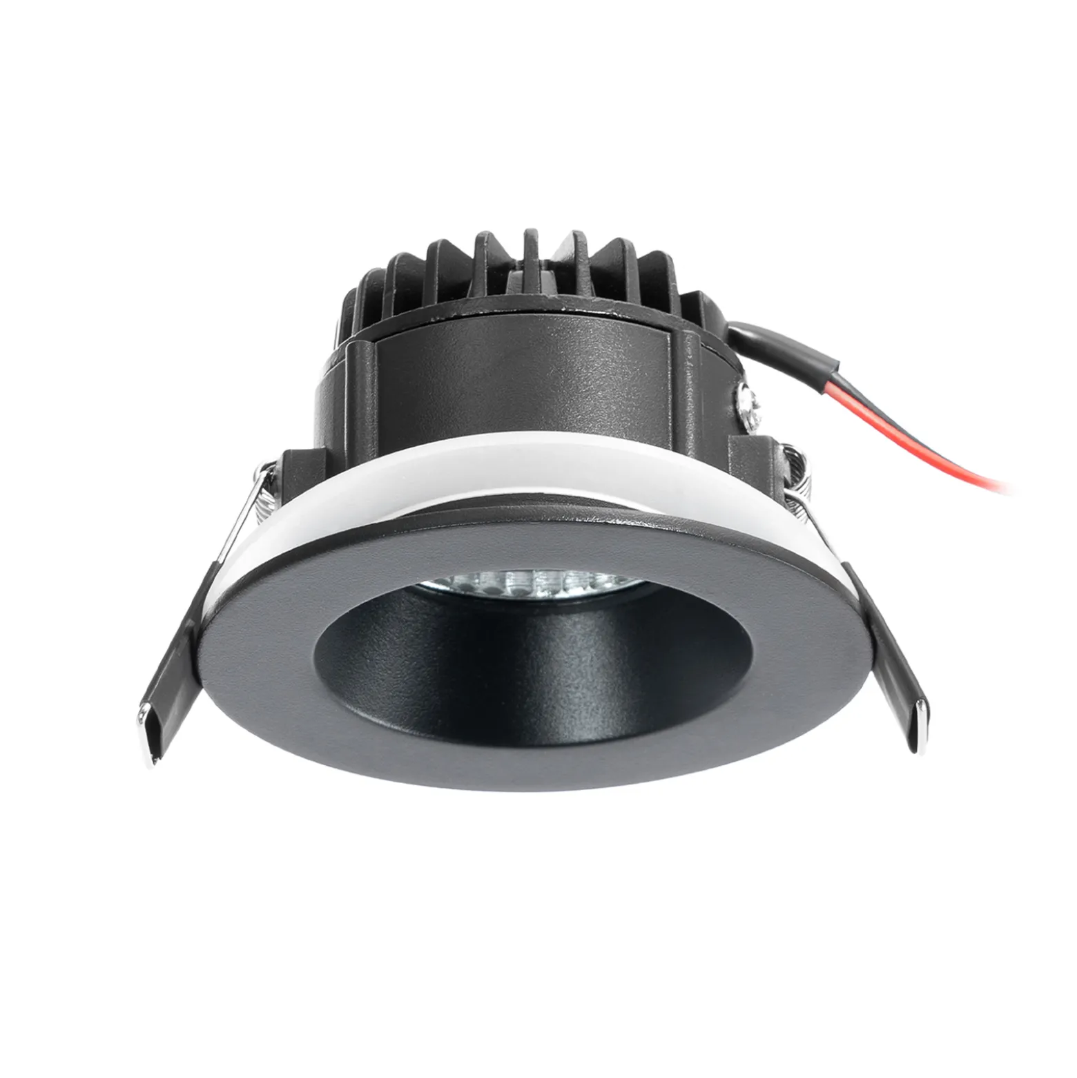 Arcchio LED-alasvalo Aryx, musta, 2700K