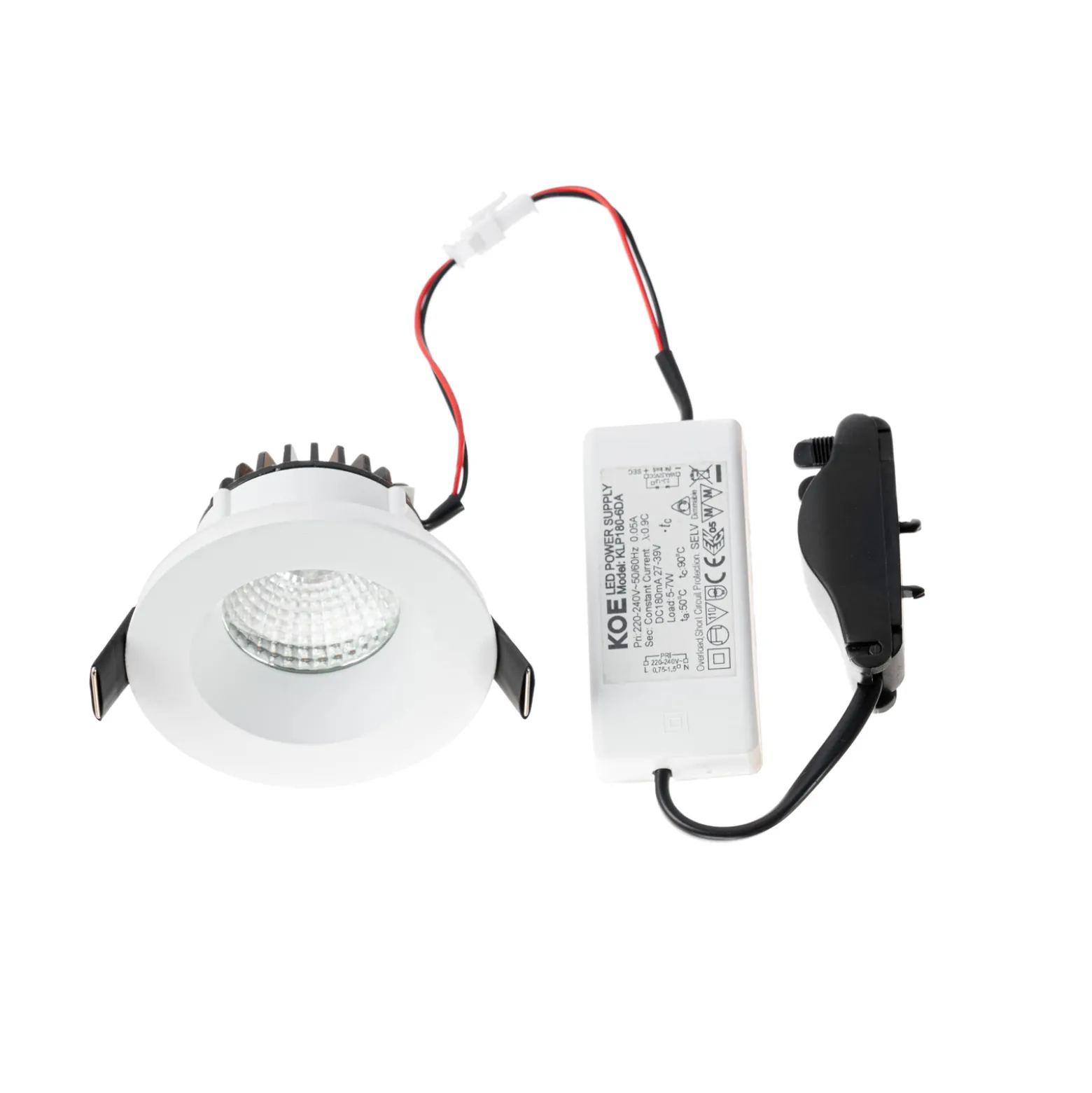 Arcchio LED-alasvalo Aryx, valkoinen, 3000K