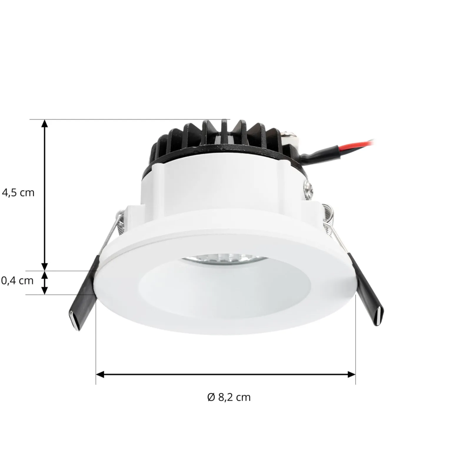 Arcchio LED-alasvalo Aryx, valkoinen, 4000K