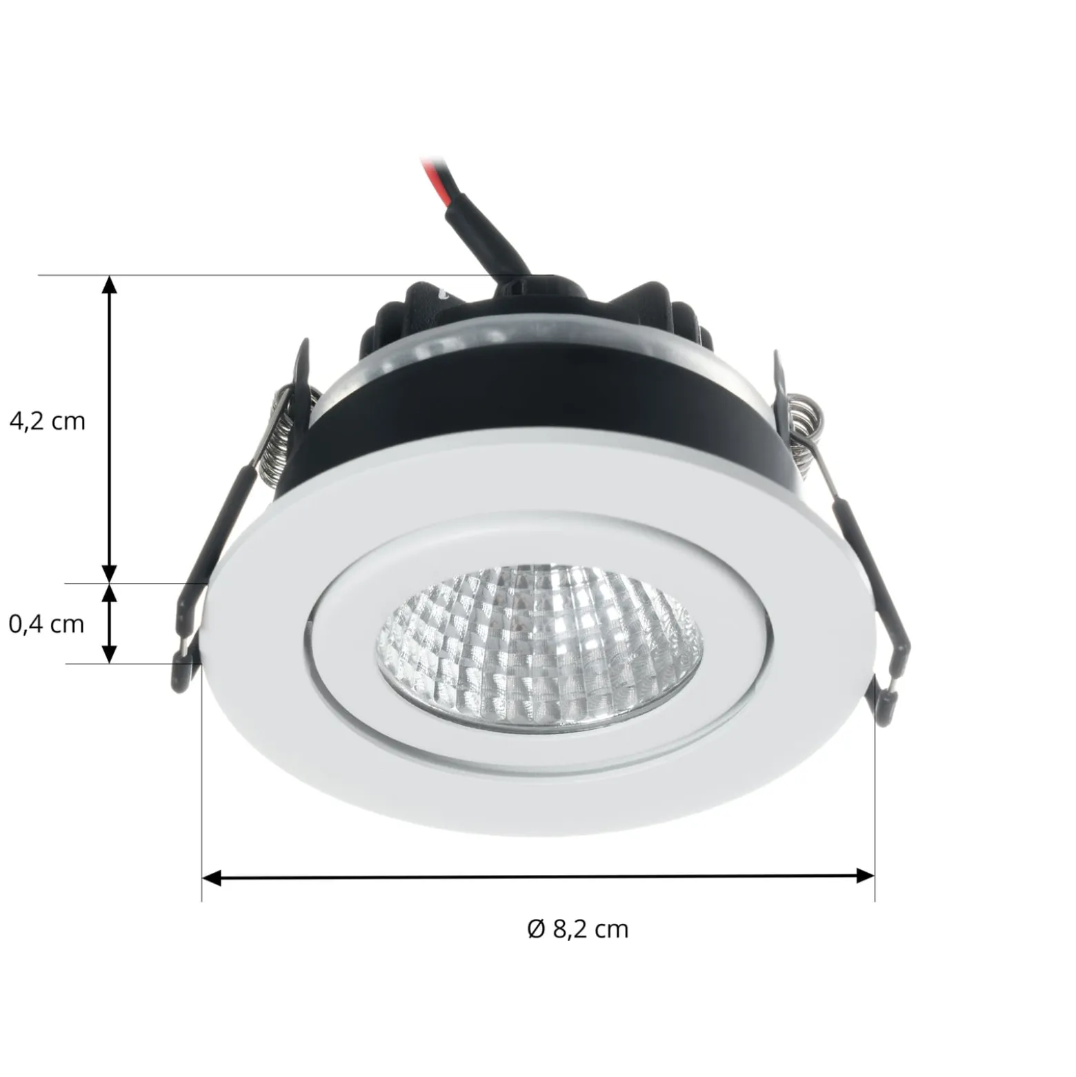 Arcchio LED-alasvalo Jyra, valkoinen, 4000K
