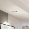 Arcchio LED-alasvalo Niria, musta, 4000K
