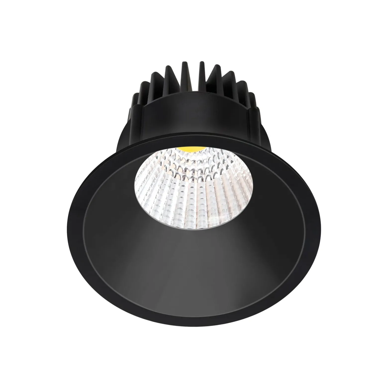 Arcchio LED-alasvalo Niria, musta, 4000K