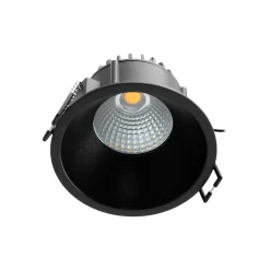 Arcchio LED-alasvalo Niria, musta, 4000K
