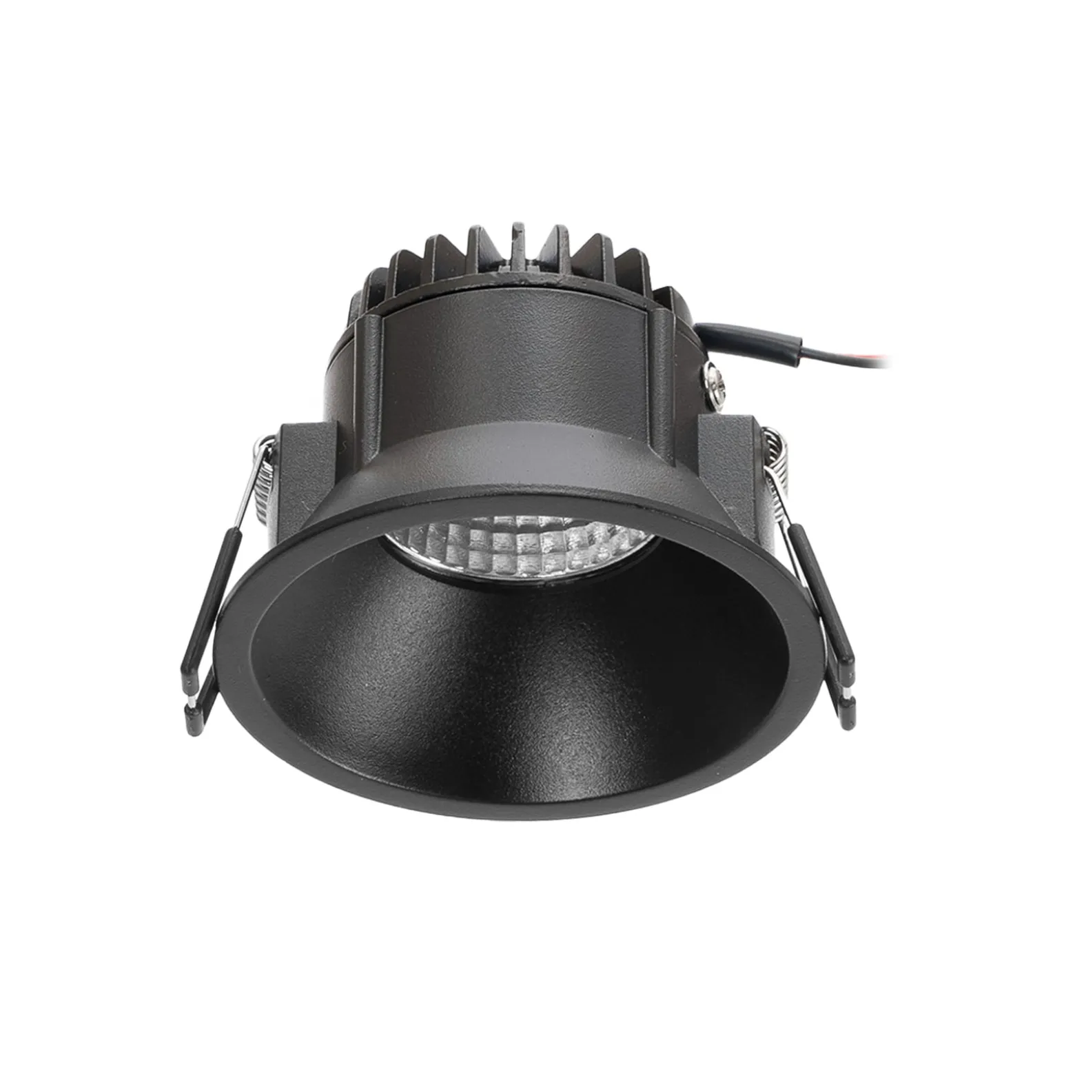 Arcchio LED-alasvalo Niria, musta, 4000K