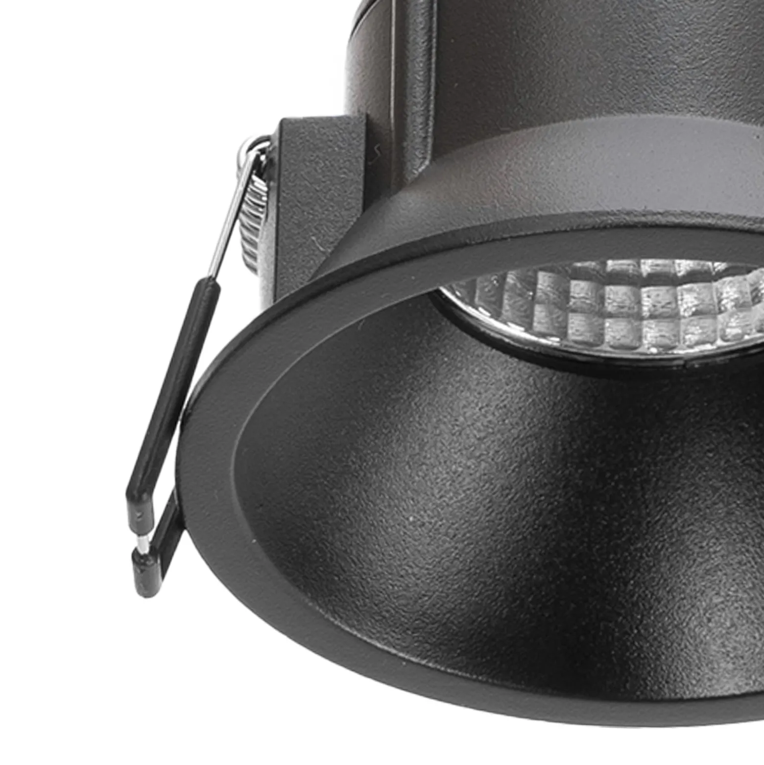 Arcchio LED-alasvalo Niria, musta, 4000K