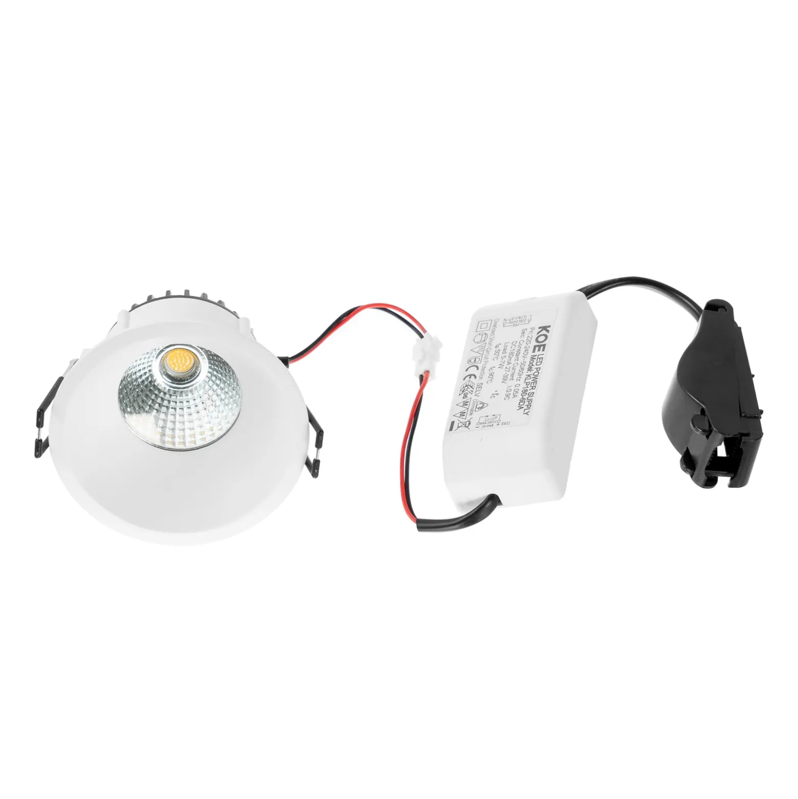 Arcchio LED-alasvalo Niria, valkoinen, 4000K