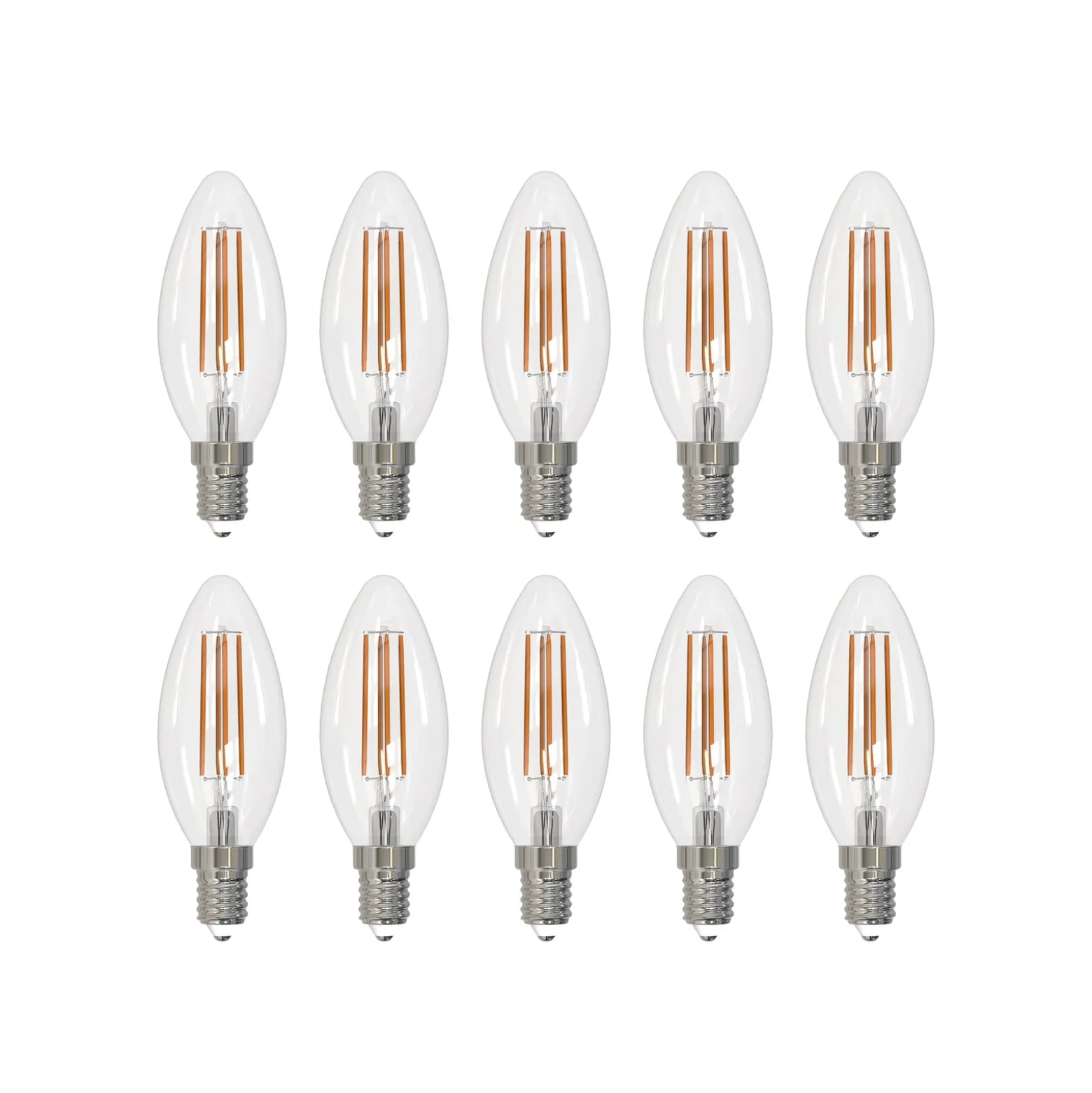 Arcchio LED hehkulamppu E14 kynttiläsarja 10 kpl, 2700 K