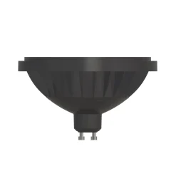 Arcchio LED-heijastinlamppu GU10 ES111, 12 W, musta, 3 000 K, himmennettävä