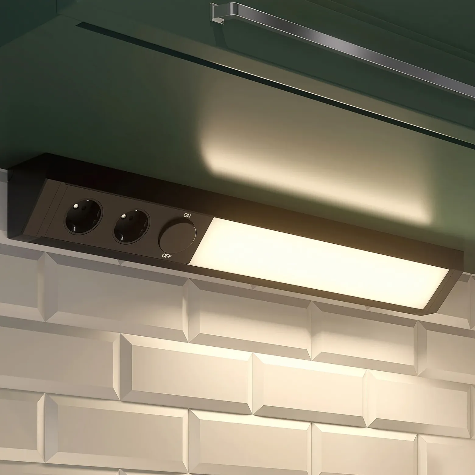 Arcchio LED-kaapinalainen valaisin Ovano, 62 cm, musta, alumiini