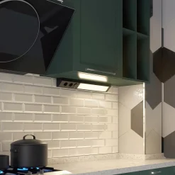Arcchio LED-kaapinalainen valaisin Ovano, 62 cm, musta, alumiini