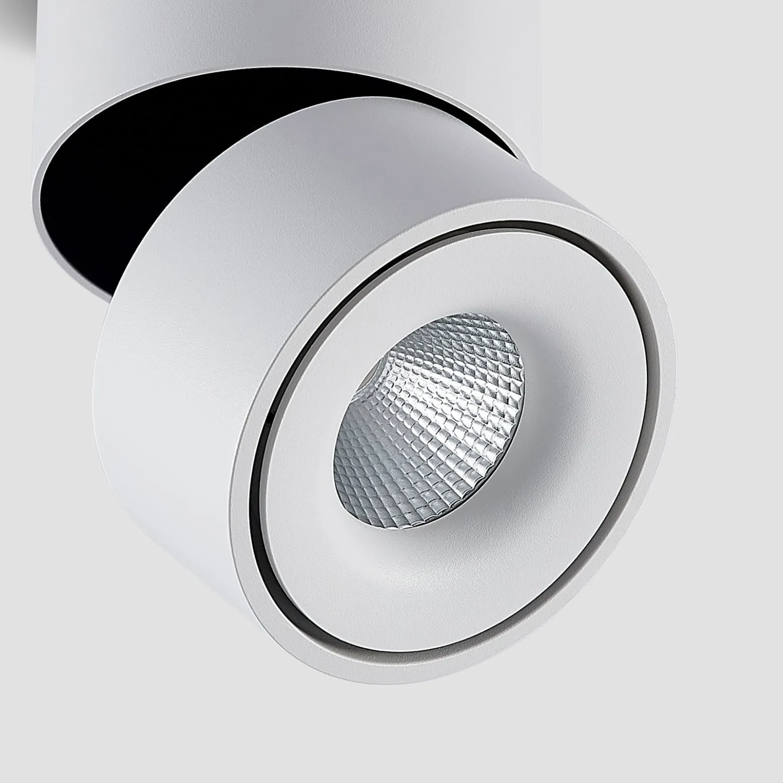 Arcchio LED-kattokohdevalo Rotari, valkoinen, 1-lamppuinen, 1987 lm
